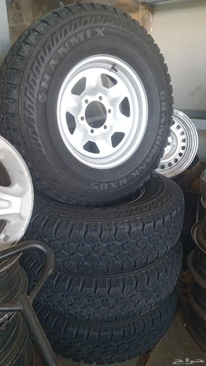 جنوط 6 مسمار مقاس 16 مع كفرات صيني 1