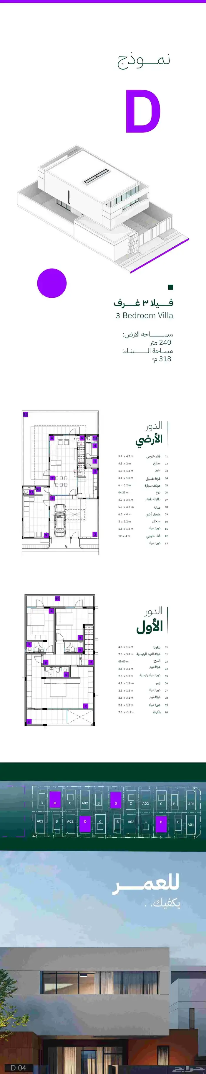 للبيع فلل بتصميم عصري وحديث بدون سعي على المشتري 16