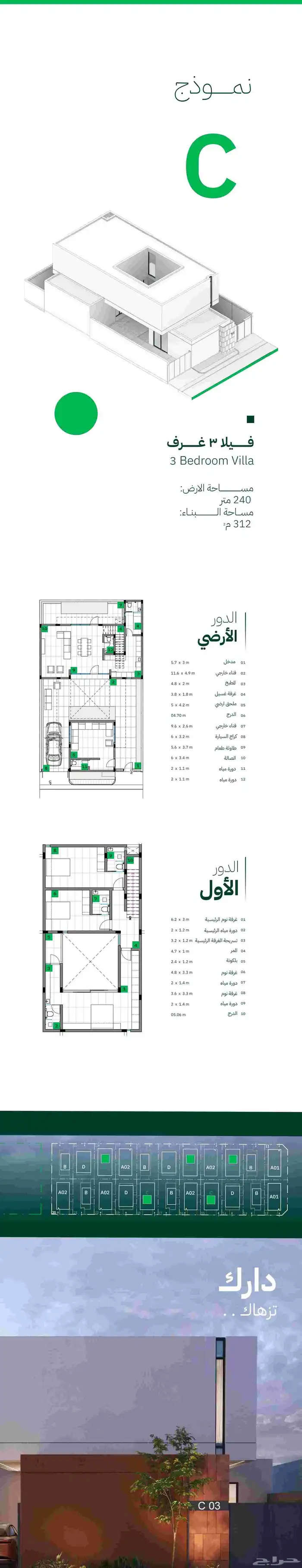 للبيع فلل بتصميم عصري وحديث بدون سعي على المشتري 15