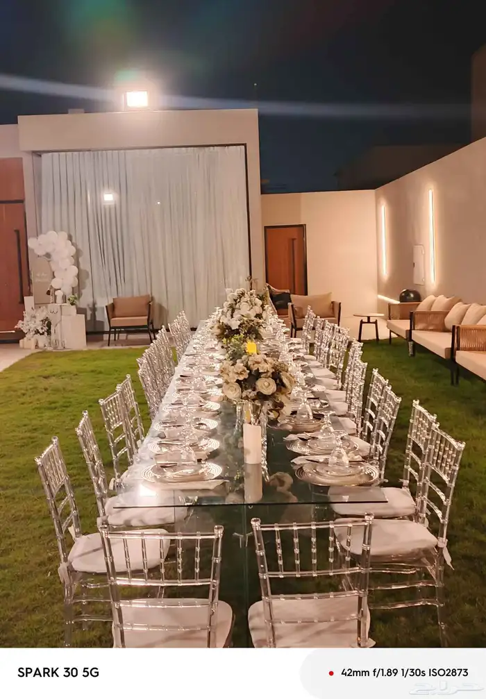 للتاجير الحفلات تاجير كراسي وطاولات تاجير جلسات شعبيه وفرشات 9