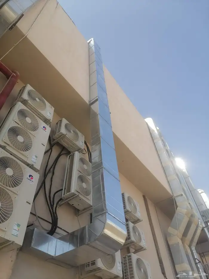 دكت تكييف مركزي مخفي صحراوي شفط هود وتركيب 4