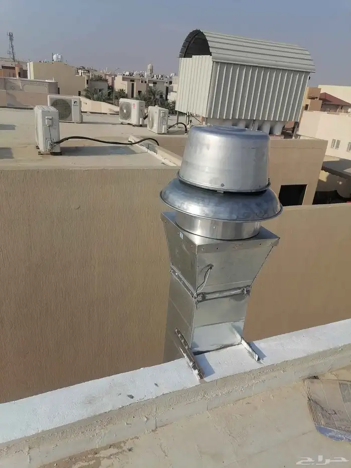 دكت تكييف مركزي مخفي صحراوي شفط هود وتركيب 15
