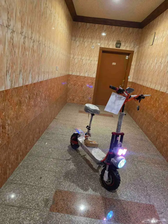 اسكوتر كهربائي المدرعه محركين 3800واط وبطاريه 22الف امبيىطر 7