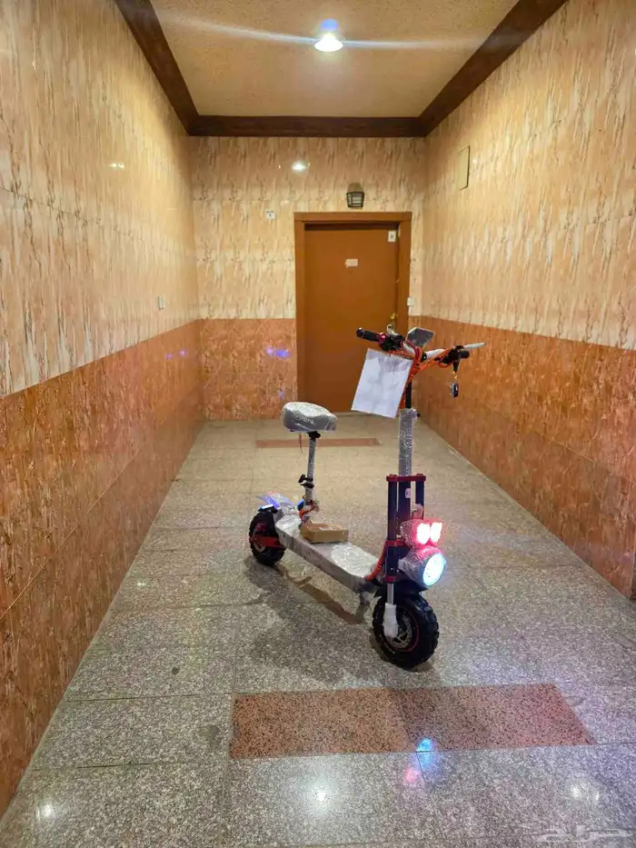 اسكوتر كهربائي المدرعه محركين 3800واط وبطاريه 22الف امبيىطر 9