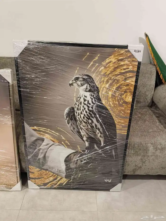 لوحة الصقر ولوحة سباق الخيل جديده للبيع 0