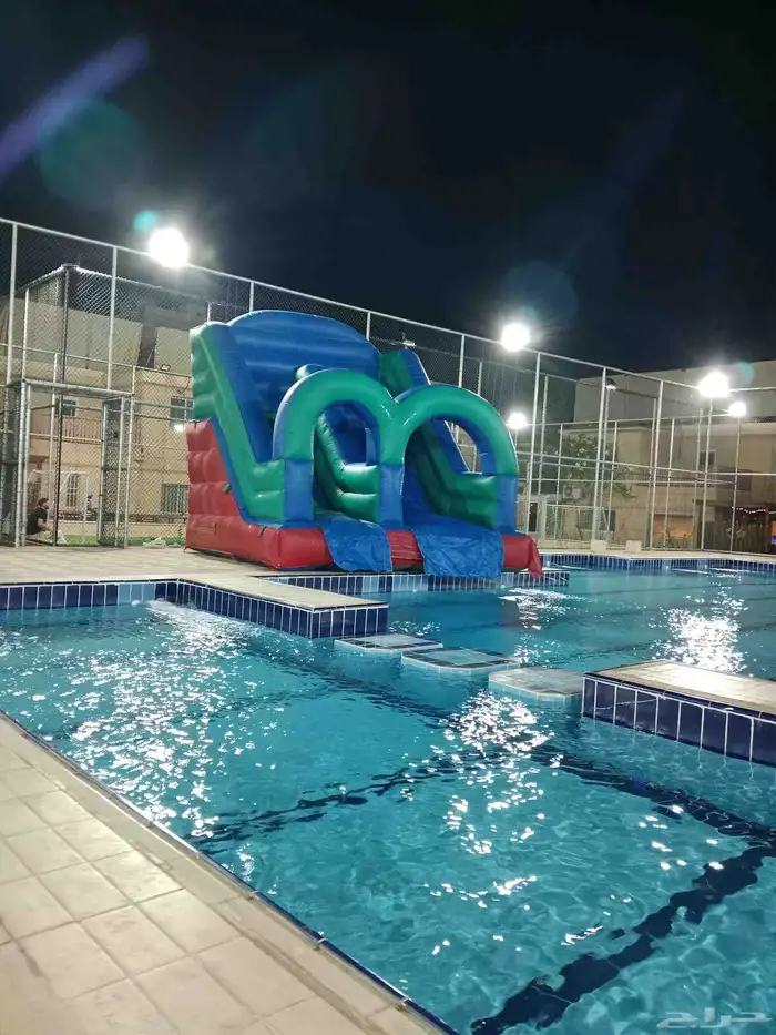 ايجار ملعب صابوني زحليق نطيطات 15