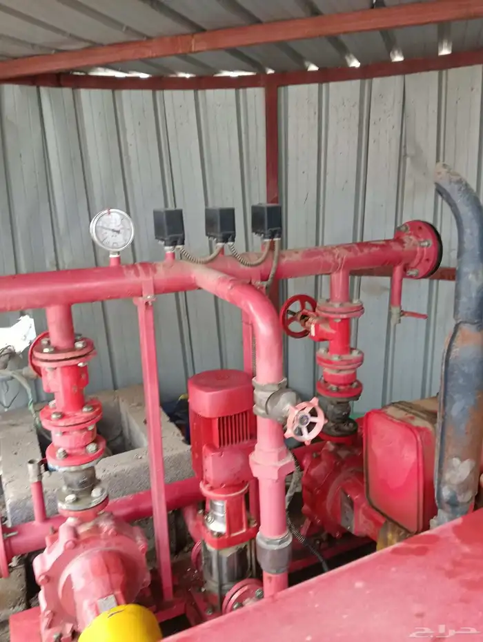 فني مضخات حريق صيانة وتركيب رشاشات صناديق انظار صيانة 9