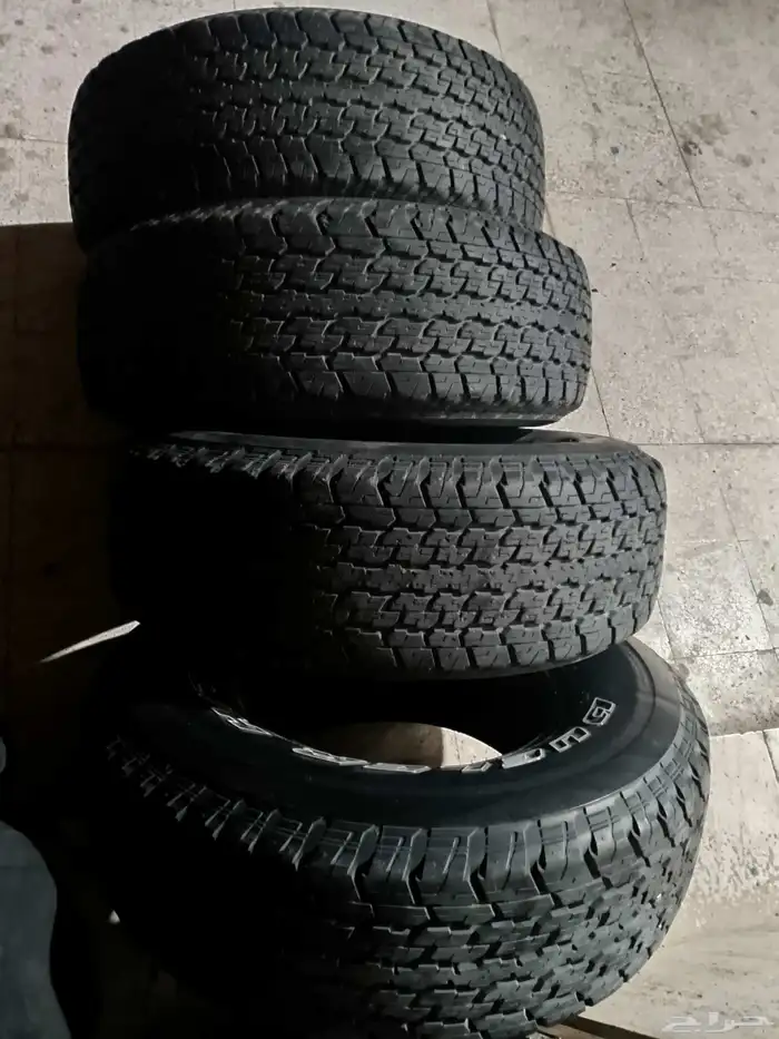كفرات برجستون نيسان فتك جيب جمس 275 70 16 1