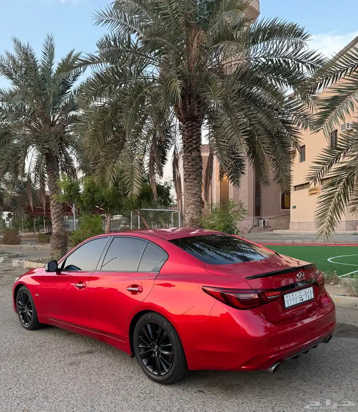 انفنتي q50 موديل 2020 v6توين تيربو الممشى 175 الف 10