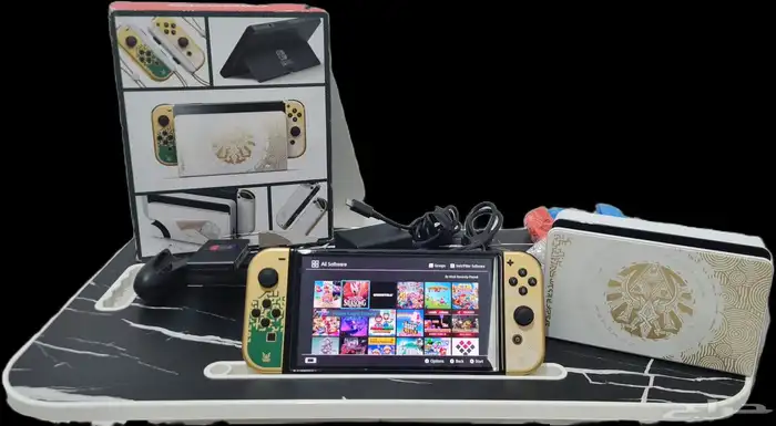 للبيع  نينتندو سويتش OLED مهكر (نسخة زيلدا ) 0