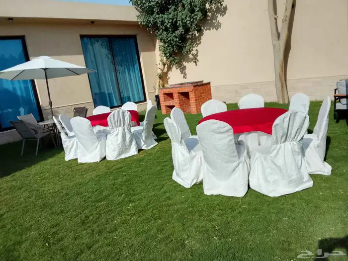 تاجير حفلات تاجير كراسي طاولات كنب مخمل 6