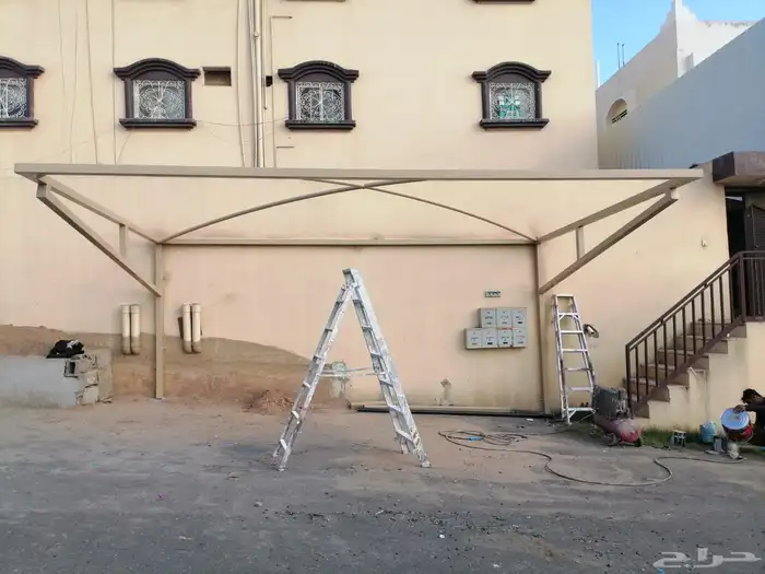 قماش كوري مظلات pvc 2