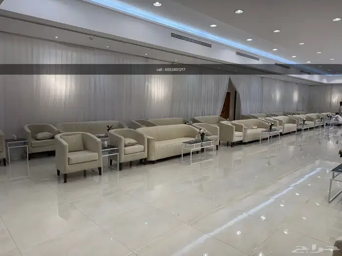 تاجير كنب كراسي طاولات شاشات خيام بكميات كبيرة 7