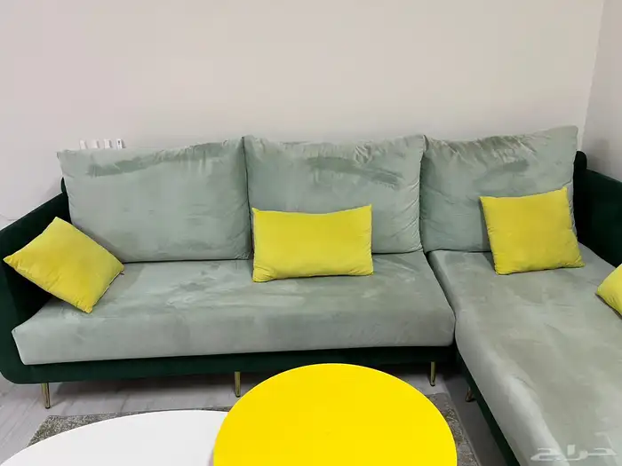 الكنب مع طاولة التلفزيون 1