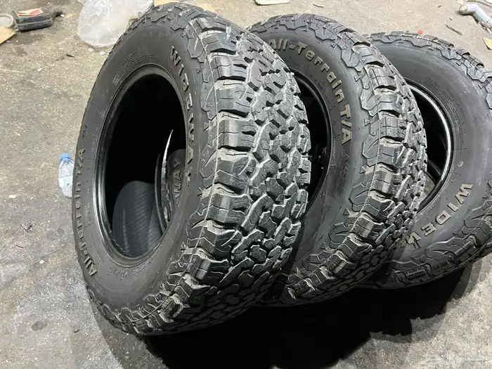 كفرات ودواي نص حجري مقاس 265 70 18 10