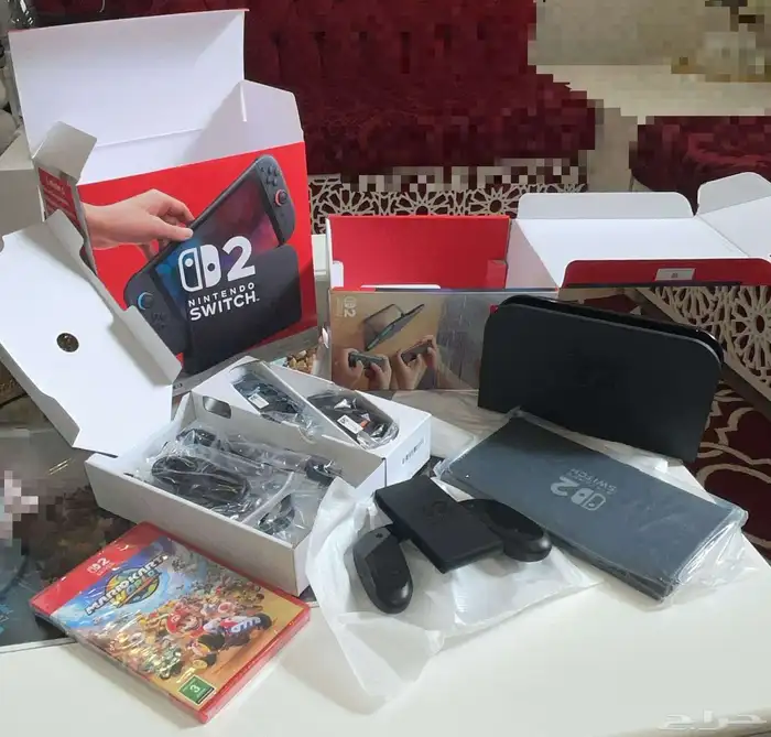 للبيع جهاز نينتندو سويتش 2 جديد مع شريط ماريو 6