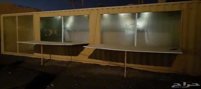 كونتينر للبيع مجهز بمكيف وسستم كاميرات 3