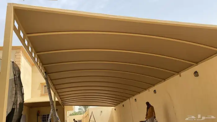 قماش كوري مظلات pvc 4