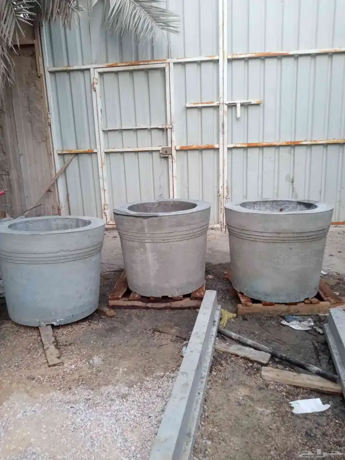 مراكن زرع اسمنتية خارجية 2