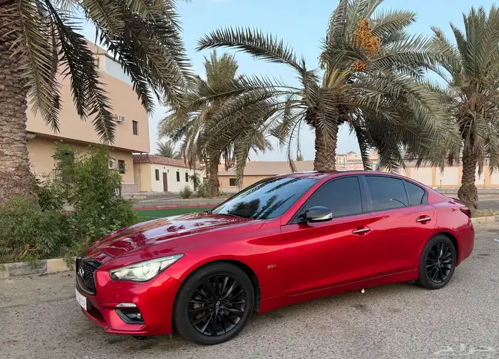 انفنتي q50 موديل 2020 v6توين تيربو الممشى 175 الف 9