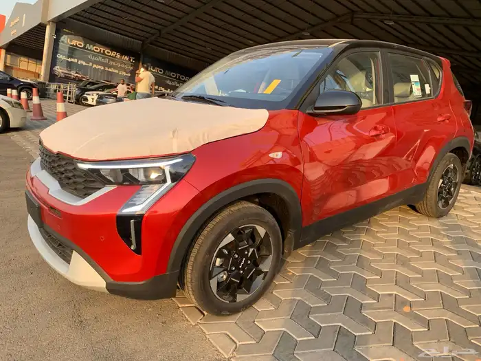 كيا سونيت 2026 ستاندر لونين احمر سقف اسود مميزه جدا 2