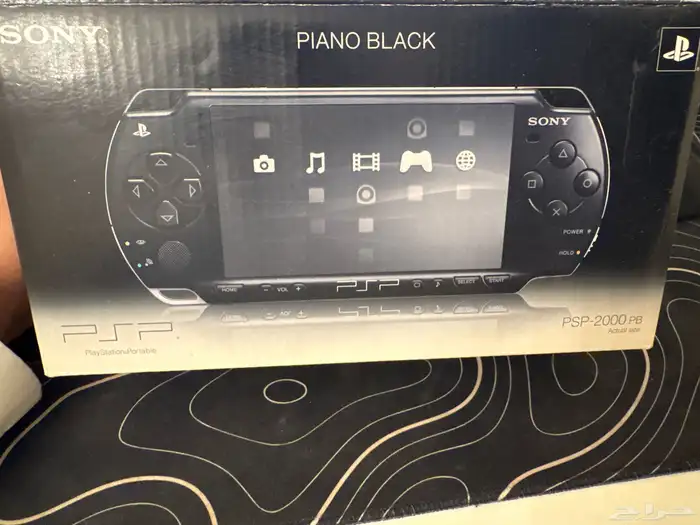 سوني محمول بي اس بي مع كرتونه psp 2000 0