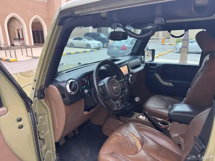 جيب رانجلر صحارى اخضر كوماندو للبيع في الرياض 8