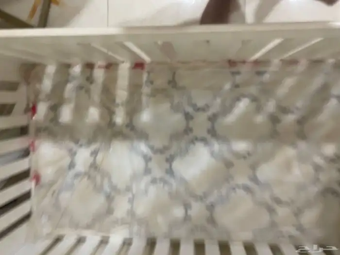 عربية اطفال دف وسرير هزازا وكروزه وسرير خشب مع مطرحه جديده 0