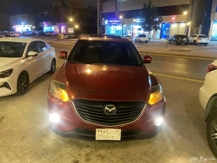 مازدا 2016   CX9 نص فل اللون أحمر بدون دبل ممشى 318K 16
