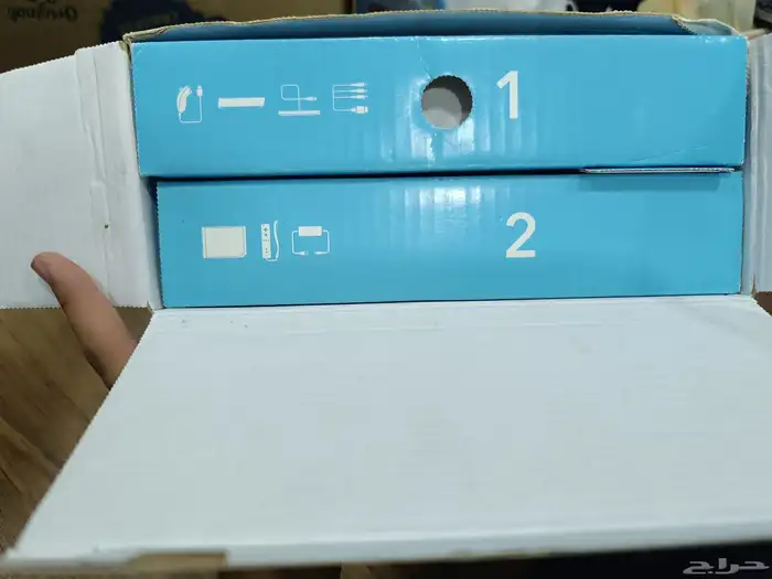 نينتدو وي Nintendo Wii نظيف متوفر كرتونه وملحقاتها وهاردسك 1