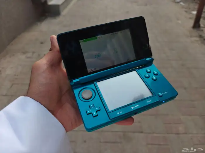 ننتيندو 3DS أزرق معدل 0