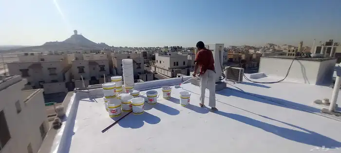 عوزال اسطح ضد تسريب المياه وتعكس الحرارة الضمان 10سنوات 9