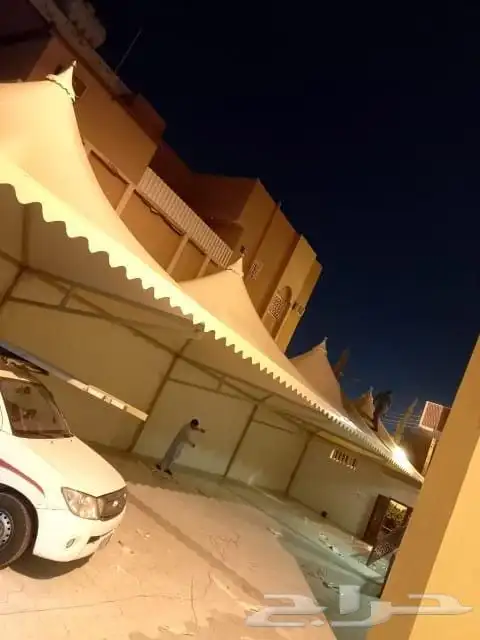 قماش كوري مظلات pvc 5