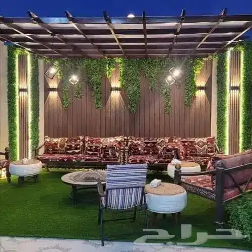 جلسات خارجية الاحساء جلسات شتويه مظلات 1