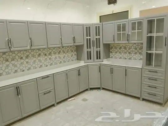 مطابخ جديده جاهزه 5 متر و60 س حرف ال صاج كل المقاسات الوان 4