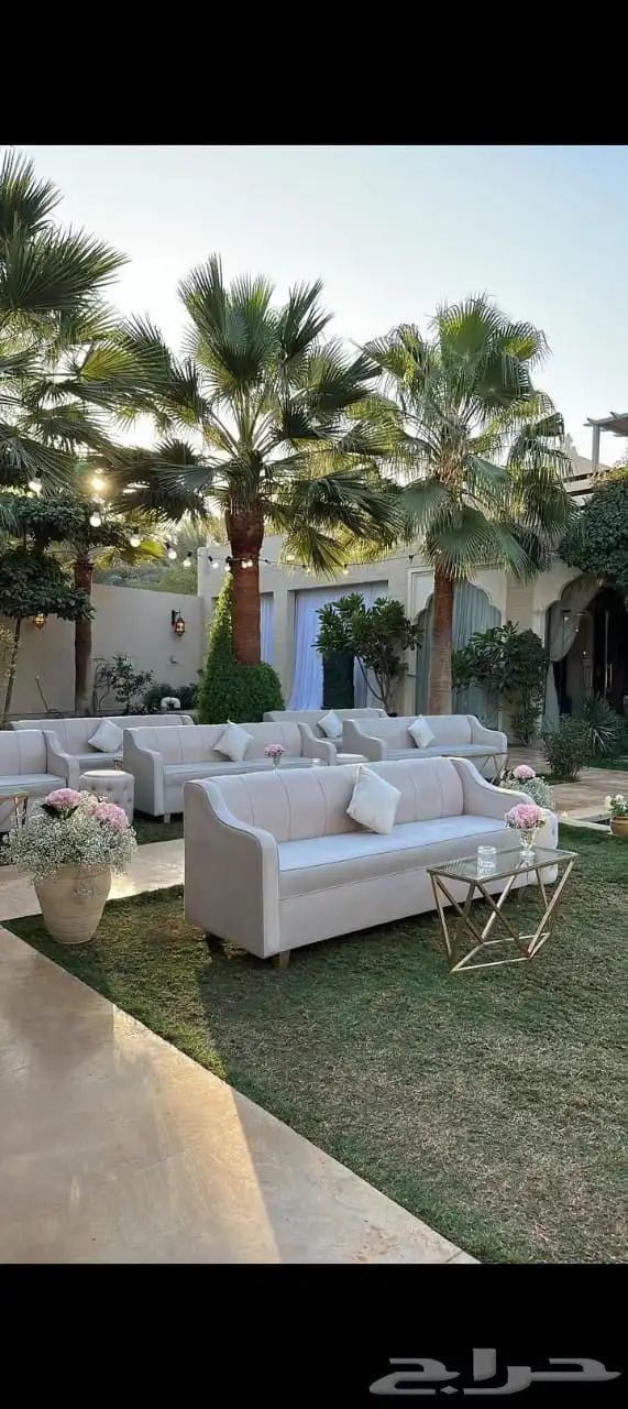 للتاجير الحفلات تاجير كراسي وطاولات تاجير جلسات شعبيه وفرشات 6