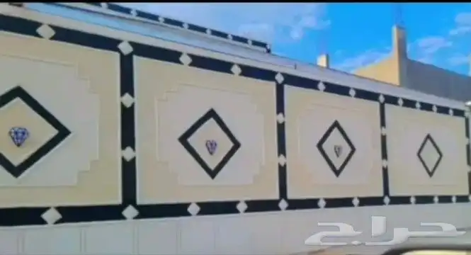 ديكورت خرجيه ملونه بديل الحجر الطبيعي سمنت ابيض وبطحا الريض 6