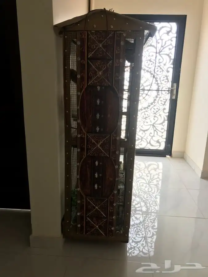 شبك قفص كبير خشب قوي 4