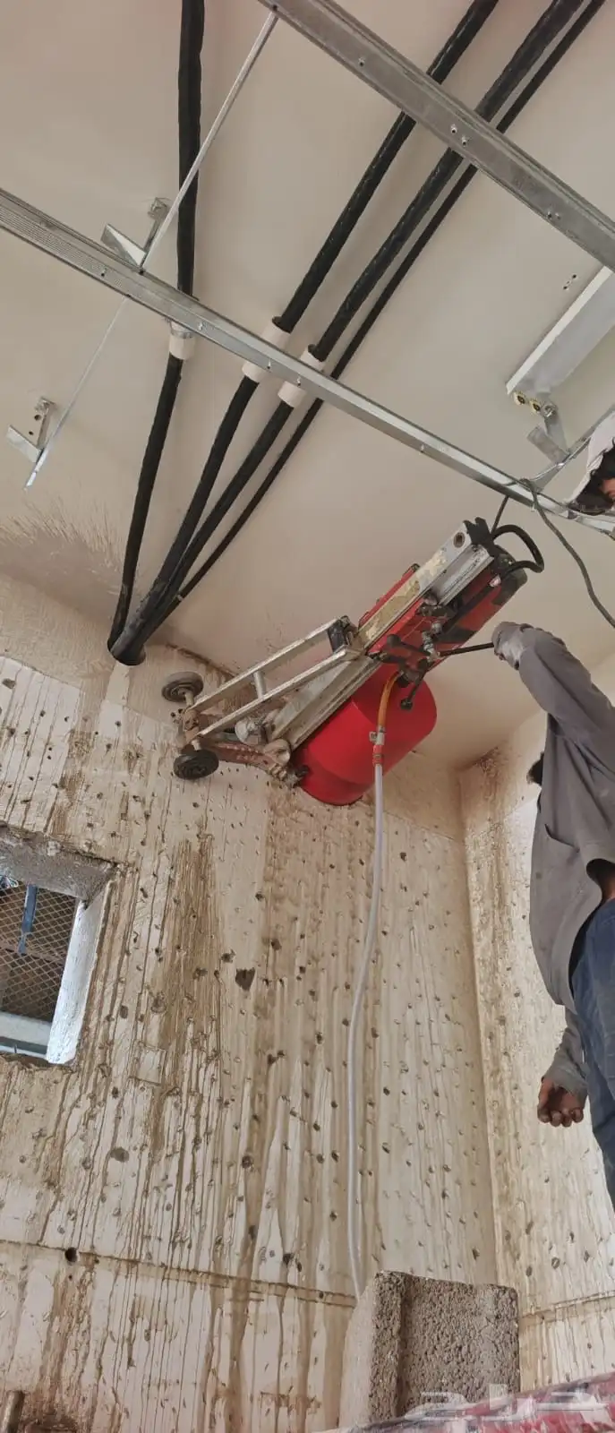 تخريم فتحات خرسانه كور 0