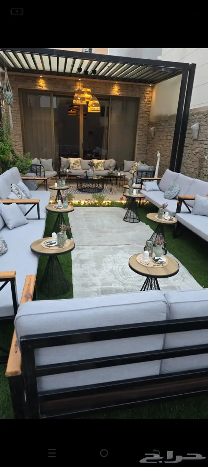 للتاجير الحفلات تاجير كراسي وطاولات تاجير جلسات شعبيه وفرشات 7