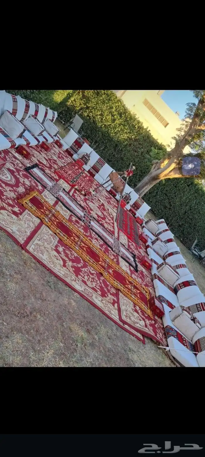 للتاجير الحفلات تاجير كراسي وطاولات تاجير جلسات شعبيه وفرشات 5