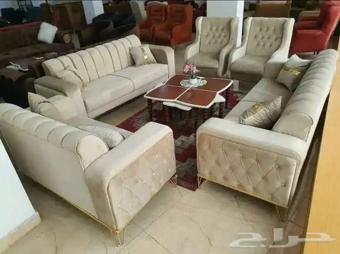 كنب او ستائر اومساند او تنجيد او جديد 7