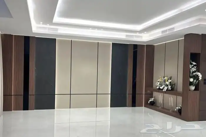 ديكورات شيبورد مدخل صالات رخام باركيه نعلات شاشات بديل الخشب 21