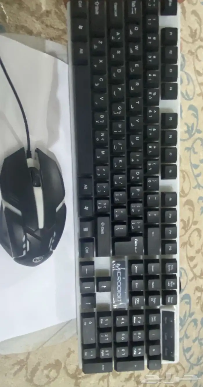 ماوس وكيبورد قيمنق جديده ما استعملت الا مرتين ثلاث 0