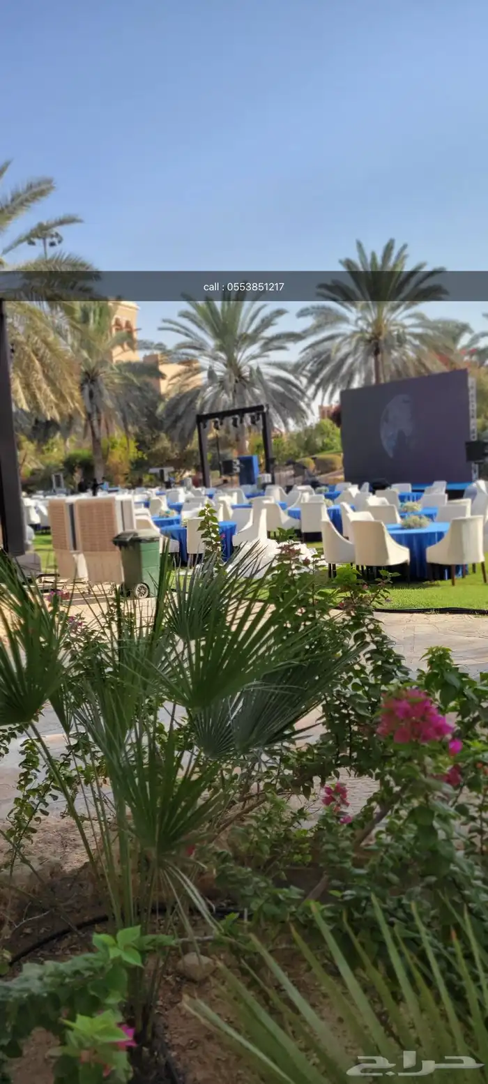 تاجير كنب كراسي طاولات شاشات خيام بكميات كبيرة 17
