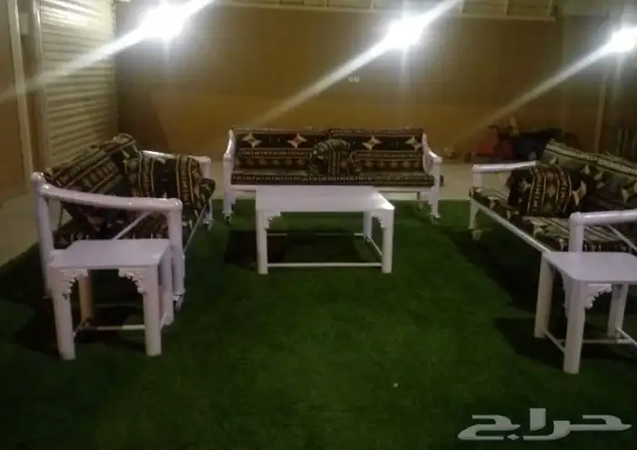 لتفصيل جلسات خارجية خشب حديد جلسات علي حسب الطلب العميل 5