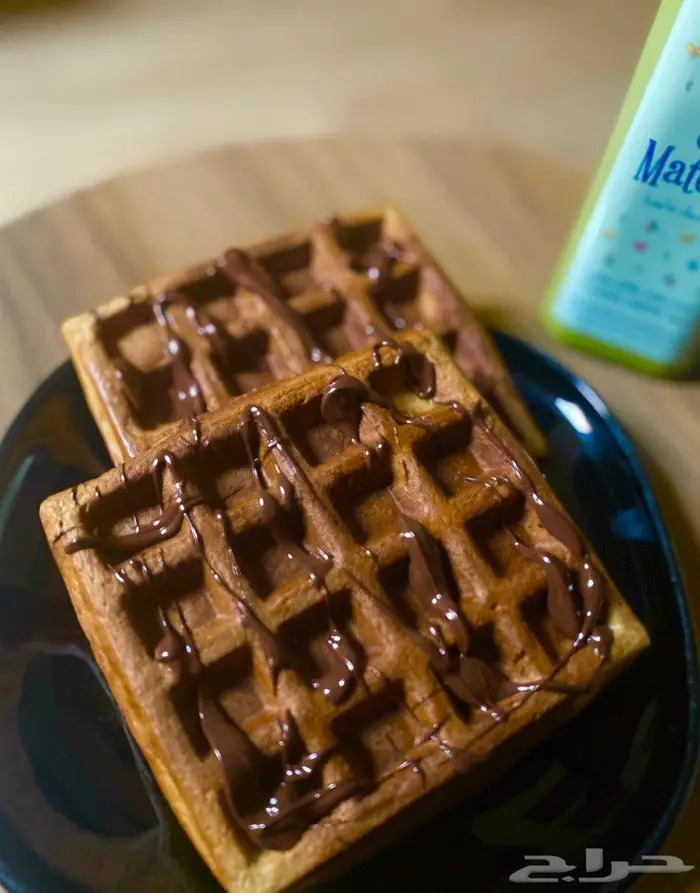 وافل كيتو عالي البروتين  24 جم بروتين   700 سعرة 1