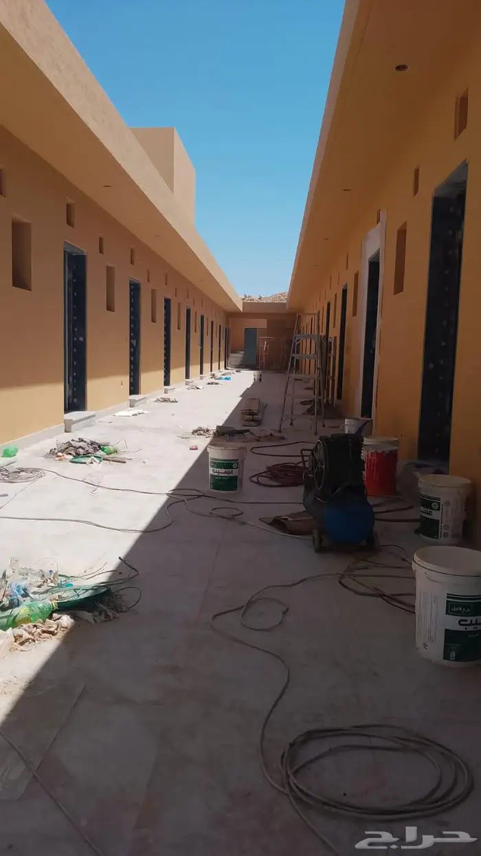ماشاء الله مجمع غرف عمال جديدة في حي الخير عدد 44 غرفة 0