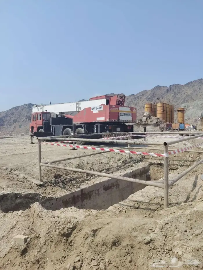 معدات للايجار كرينات الليث يوجد بوم ترك سله ثابت 3