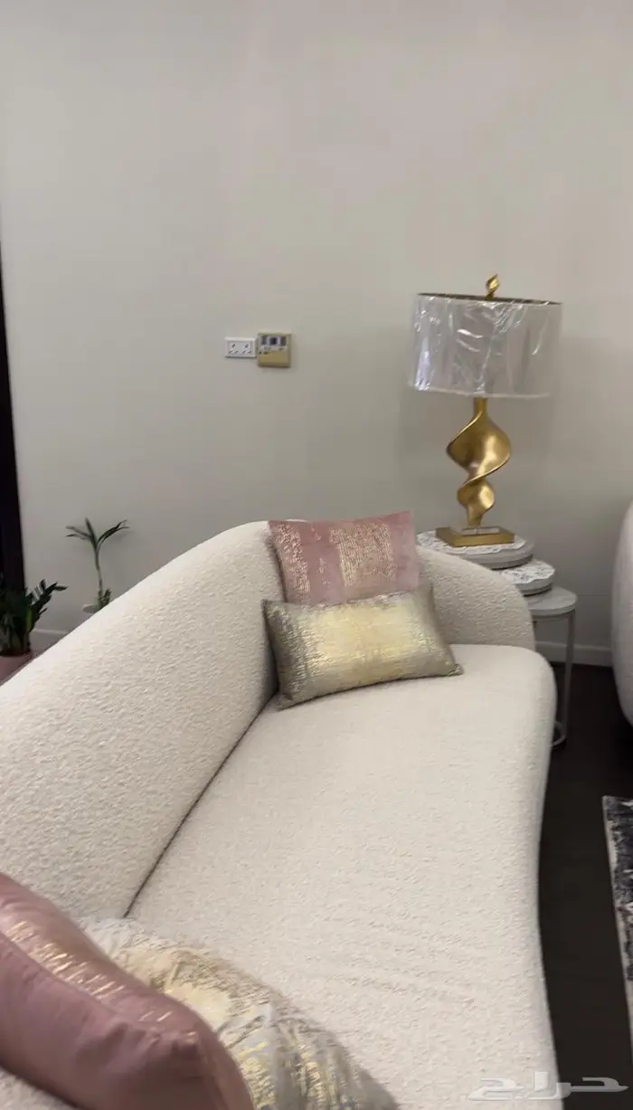 طقم غرفة معيشة  كنب صالة بوكليه 3